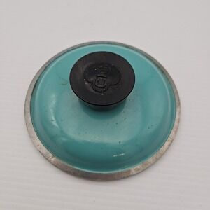 Vintage CLUB Turquoise‎ Teal Aluminum 1.5 quart Pot Sauce Pan Lid